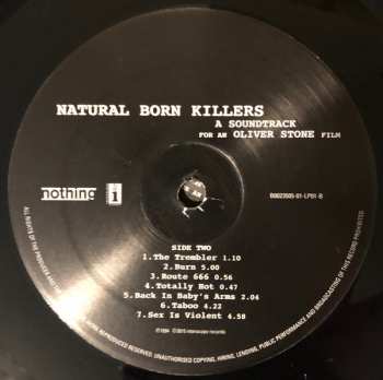 2LP Various: Natural Born Killers: A Soundtrack For An Oliver Stone Film