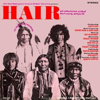 LP Various: New York Shakespeare Festival Public Theater Presents Hair: An American Tribal Love-Rock Musical 525487