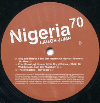 2LP Various: Nigeria 70 (Lagos Jump: Original Heavyweight Afrobeat, Highlife & Afro-Funk) 78035