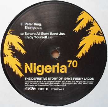 3LP Various: Nigeria 70 (The Definitive Story of 1970's Funky Lagos) LTD 142321