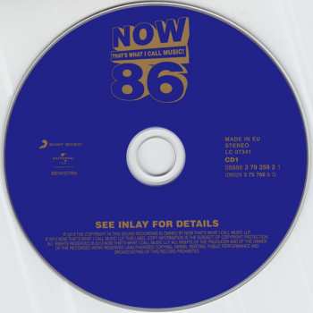 2CD Various: Now That's What I Call Music! 86 25779