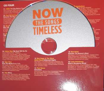 4CD Various: NOW That's What I Call Timeless... The Songs 349751
