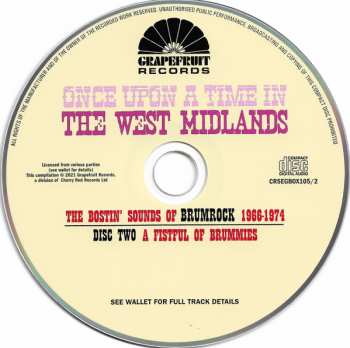3CD Various: Once Upon A Time In The West Midlands: The Bostin’ Sounds Of Brumrock 1966-1974 426979