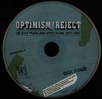 4CD/Box Set Various: Optimism / Reject (UK D-I-Y Punk and Post-Punk 1977-1981) DLX 97329
