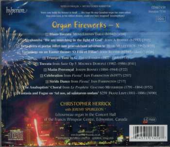 CD Various: Organ Fireworks – X (Including Liszt Fantasie Und Fuge 'Ad Nos, Ad Salutarem Undam') 304907