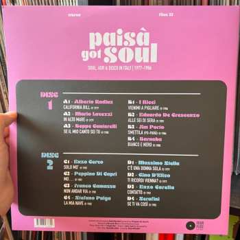 2LP Various: Paisà Got Soul (Soul, AOR & Disco In Italy 1977​-​1986) 427381