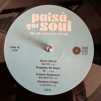 2LP Various: Paisà Got Soul (Soul, AOR & Disco In Italy 1977​-​1986) 427381
