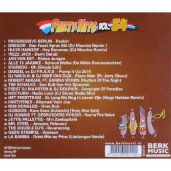 CD Various: Party Hits Vol.34 (Of Je Worst Lust) 459191