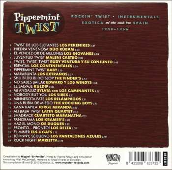 CD Various: Pippermint Twist (Rockin' Twist - Instrumentals - Exotica And Other Sound From Spain 1958-1966) 403030