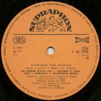 LP Various: Písničky Pro Hvězdu 425625