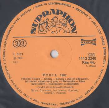 LP Various: Porta '82 403523