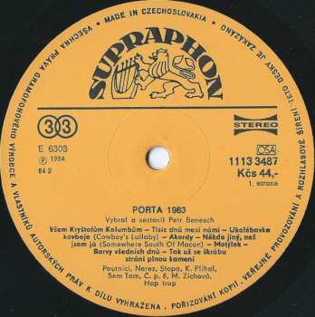 LP Various: Porta '83 523024
