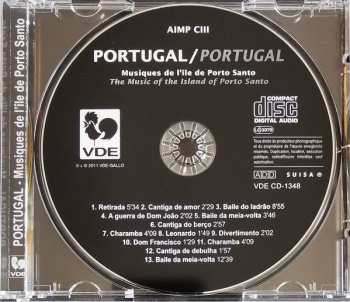 CD Various: Portugal: Musique De L'île De Porto Santo (Archipel De Madère) = The Music Of The Island of Porto Santo (Madeira Archipelago) 196081