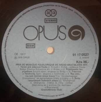 LP Various: Prix De Musique Folklorique De Radio Bratislava 1977 317383