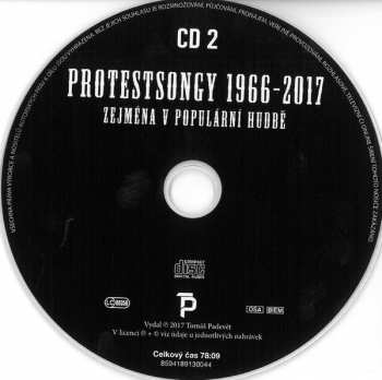 2CD Various: Protestsongy 1966-2017 Zejména V Populární Hudbě 28909
