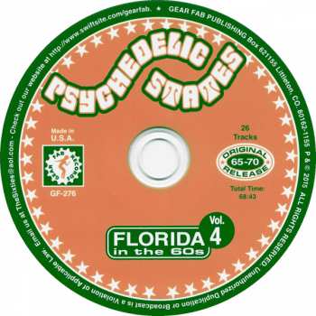 CD Various: Psychedelic States: Florida In The 60s Vol. 4 419542
