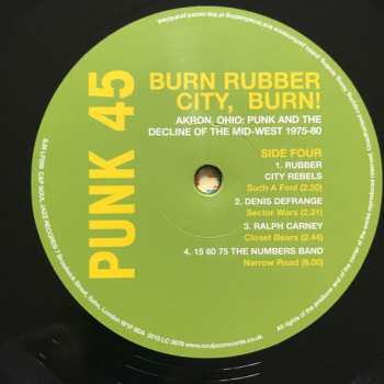 2LP Various: Punk 45: Burn Rubber City Burn! Akron, Ohio : Punk And The Decline Of The Mid West 1975 - 80 236583