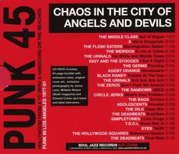 CD Various: Punk 45: Chaos In The City Of Angels And Devils (Hollywood From X To Zero & Hardcore On The Beaches: Punk In Los Angeles 1977-81) 98009