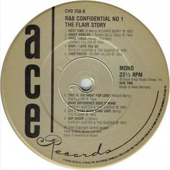 LP Various: R&B Confidential No.1 - The Flair Label 465220