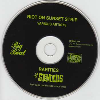 CD Various: Riot On Sunset Strip - Rarities 272943