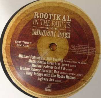 2LP Various: Rootikal In The Vaults At Midnight Rock  330202
