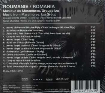 CD Various: Roumanie: Musique Du Maramures. Groupe Iza / Music From Maramures. Iza Group 287595