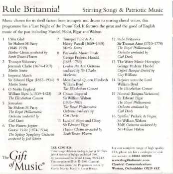 CD Various: Rule Britannia!  Stirring Songs & Patriotic Music 315854