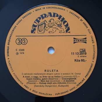 LP Various: Ruleta (Maďarské Rockové Skupiny) 42354