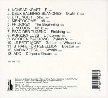 CD Various: Sammlung - Elektronische Kassettenmusik, Düsseldorf 1982 - 1989 DIGI 459591