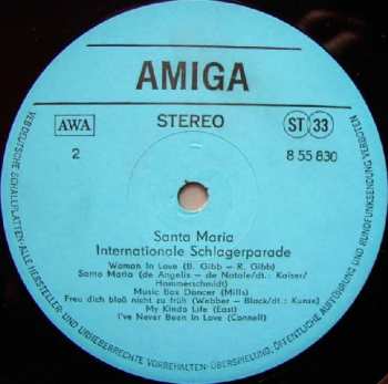 LP Various: Santa Maria - Internationale Schlagerparade 396012