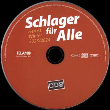 3CD Various: Schlager Für Alle - Herbst/Winter 2023/2024 494898
