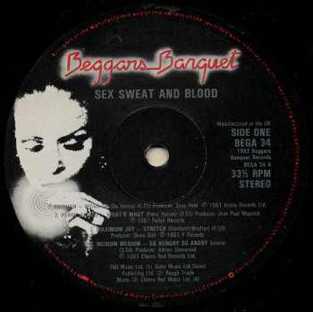 LP Various: Sex Sweat & Blood (The New Dancability) 515876