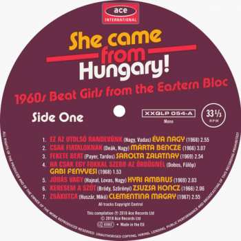 LP Various: She Came From Hungary! 1960s Beat Girls From The Eastern Bloc CLR 280010