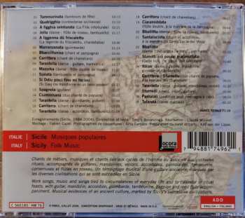 CD Various: Sicile: Musiques Populaires - Sicily: Folk Music 320585