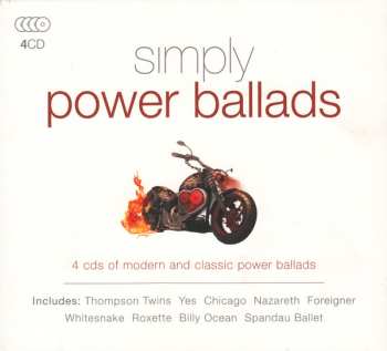 Various: Simply Power Ballads (4 CDs Of Modern And Classic Power Ballads)
