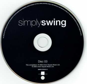 4CD/Box Set Various: Simply Swing