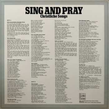 LP Various: Sing And Pray: Christliche Songs 476880