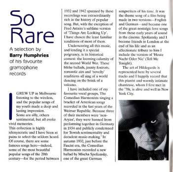 2CD Various: So Rare - A Selection By Barry Humphries Of His Favourite Gramophone Records 470720