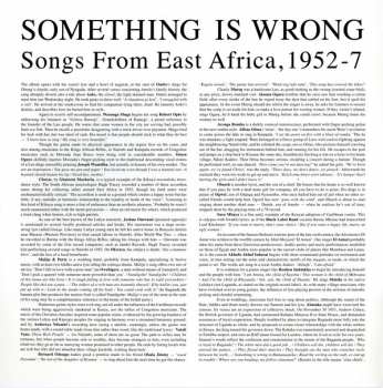2LP Various: Something Is Wrong- Songs From East Africa, 1952-7 234856