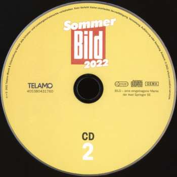 2CD Various: Sommer Bild 2022 (Unsere Besten Sommerhits) 336999
