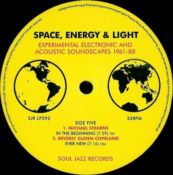 3LP Various: Space, Energy & Light (Experimental Electronic And Acoustic Soundscapes 1961-88) 367695
