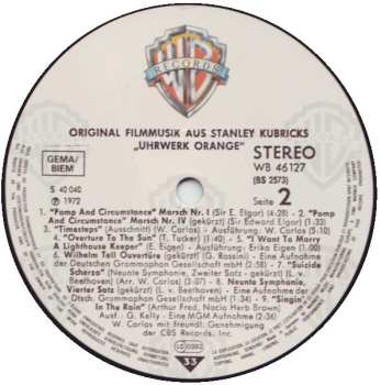 LP Various: Uhrwerk Orange