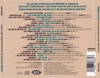 CD Various: Straight To Watts: The Central Avenue Scene 1951-54 Vol 1  220818