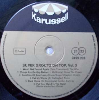 LP Various: Super Groups On Top, Vol 3