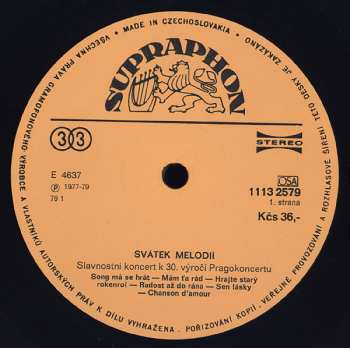 LP Various: Svátek Melodií 65351