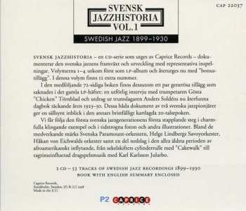 2CD Various: Svensk Jazzhistoria Vol. 1: Swedish Jazz 1899-1930: Varning För Jazz! 349237