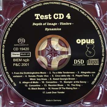 SACD Various: Test CD 4 - Depth Of Image - Timbre - Dynamics