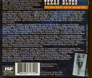 4CD/Box Set Various: Texas Blues: Early Blues Masters From The Lone Star State 400397