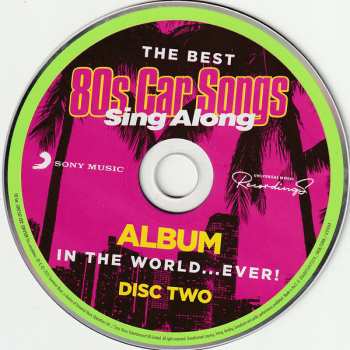 3CD Various: The Best 80s Car Songs In The World Ever! Sing-A-Long  531032