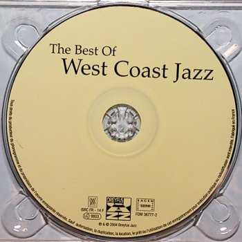 CD Various: The Best Of West Coast Jazz DIGI 539324